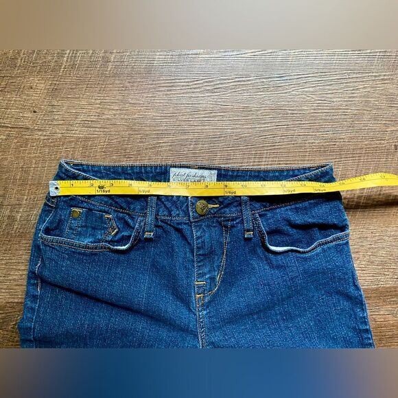 BABY PHAT vintage Y2K Dark Blue flare jeans juniors denim silver label sz 11 EUC - Picture 10 of 16